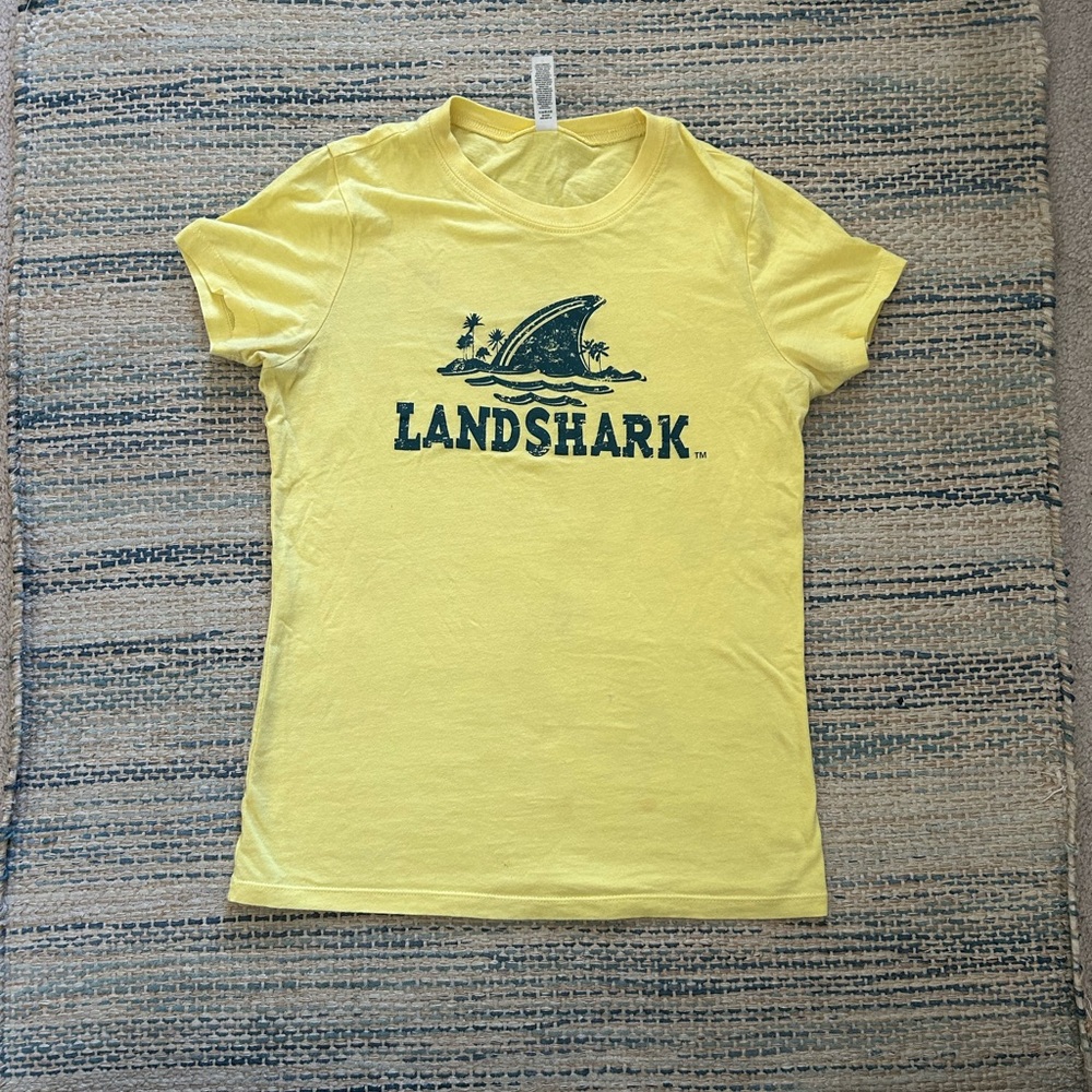 Landshark Beer Bright Yellow Tee